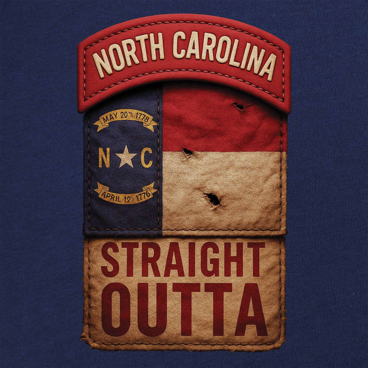 State Tab Shirt: North Carolina Shirts