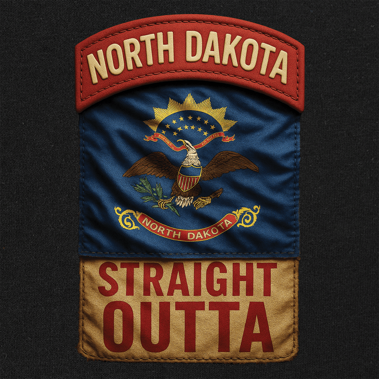 State Tab Shirt: North Dakota Shirts