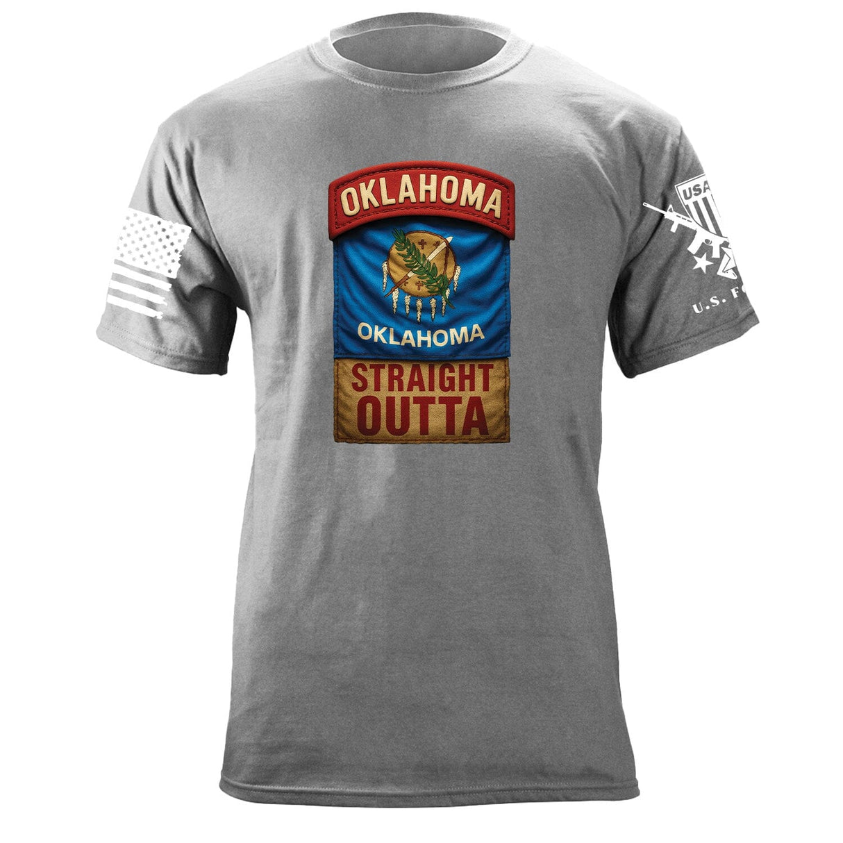 State Tab Shirt: Oklahoma Shirts 86416-S-HG