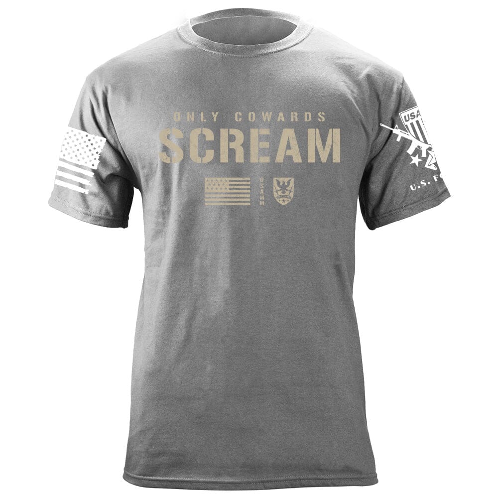 Only Cowards Scream T-Shirt Shirts 87339-S-HG