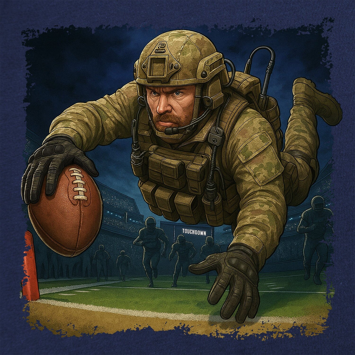 Operator Football 3 T-Shirt Shirts