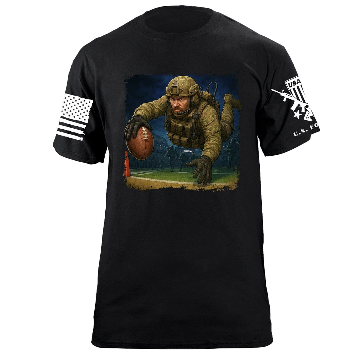 Operator Football 3 T-Shirt Shirts 87441-S-BK
