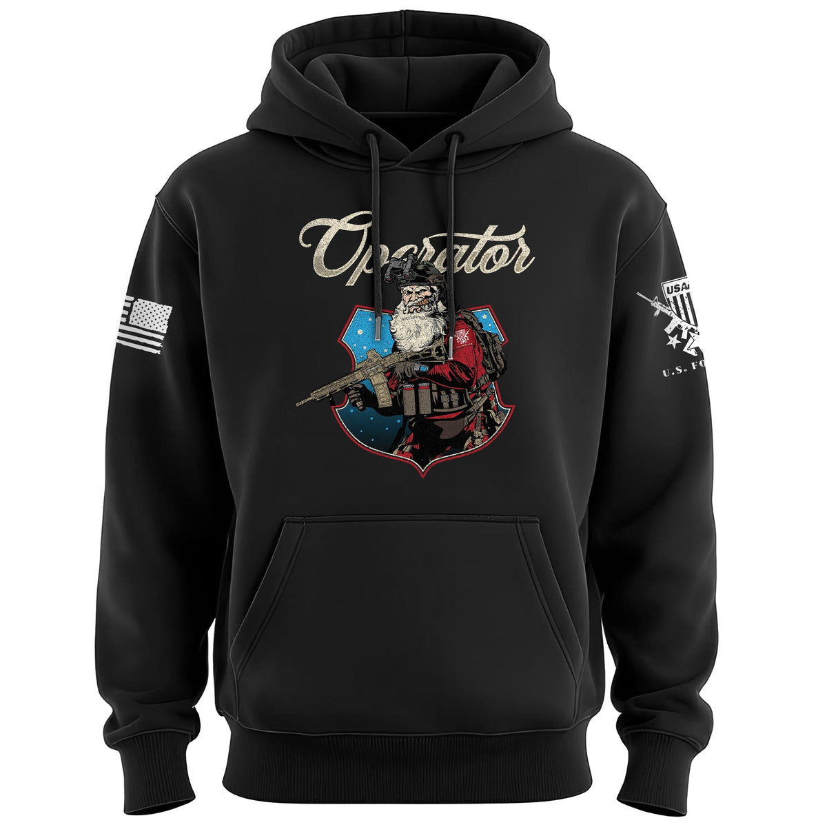 Operator Santa Hoodie Hoodies 100186-S-BK