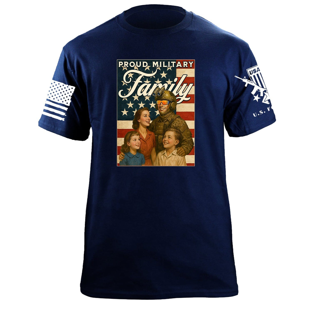 Operator Family T-Shirt Shirts 87394-S-NAVY