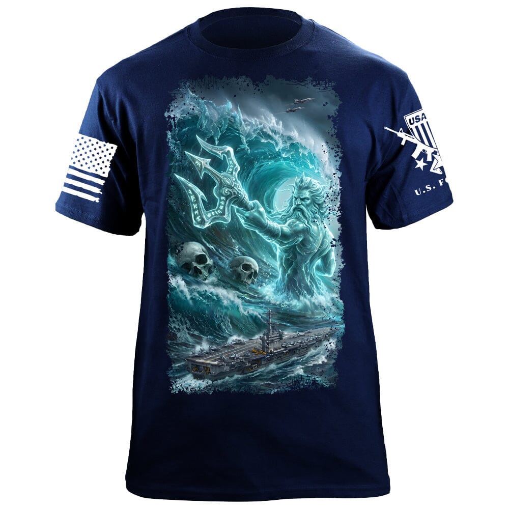 Poseidon Carrier T-Shirt Shirts 88212-S-NAVY