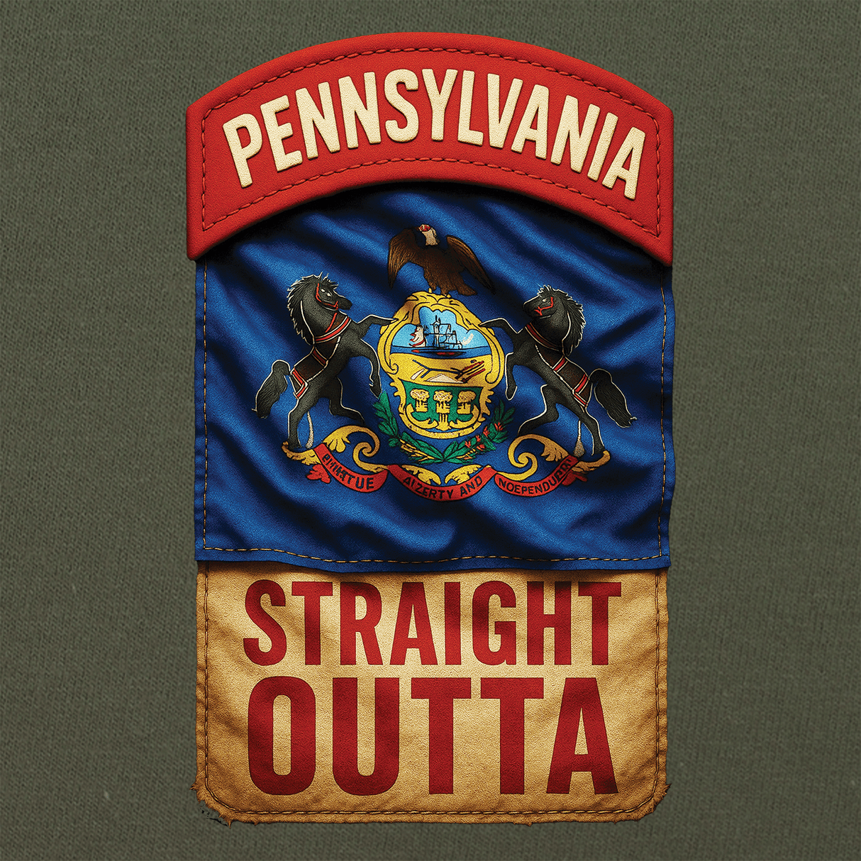 State Tab Shirt: Pennsylvania Shirts