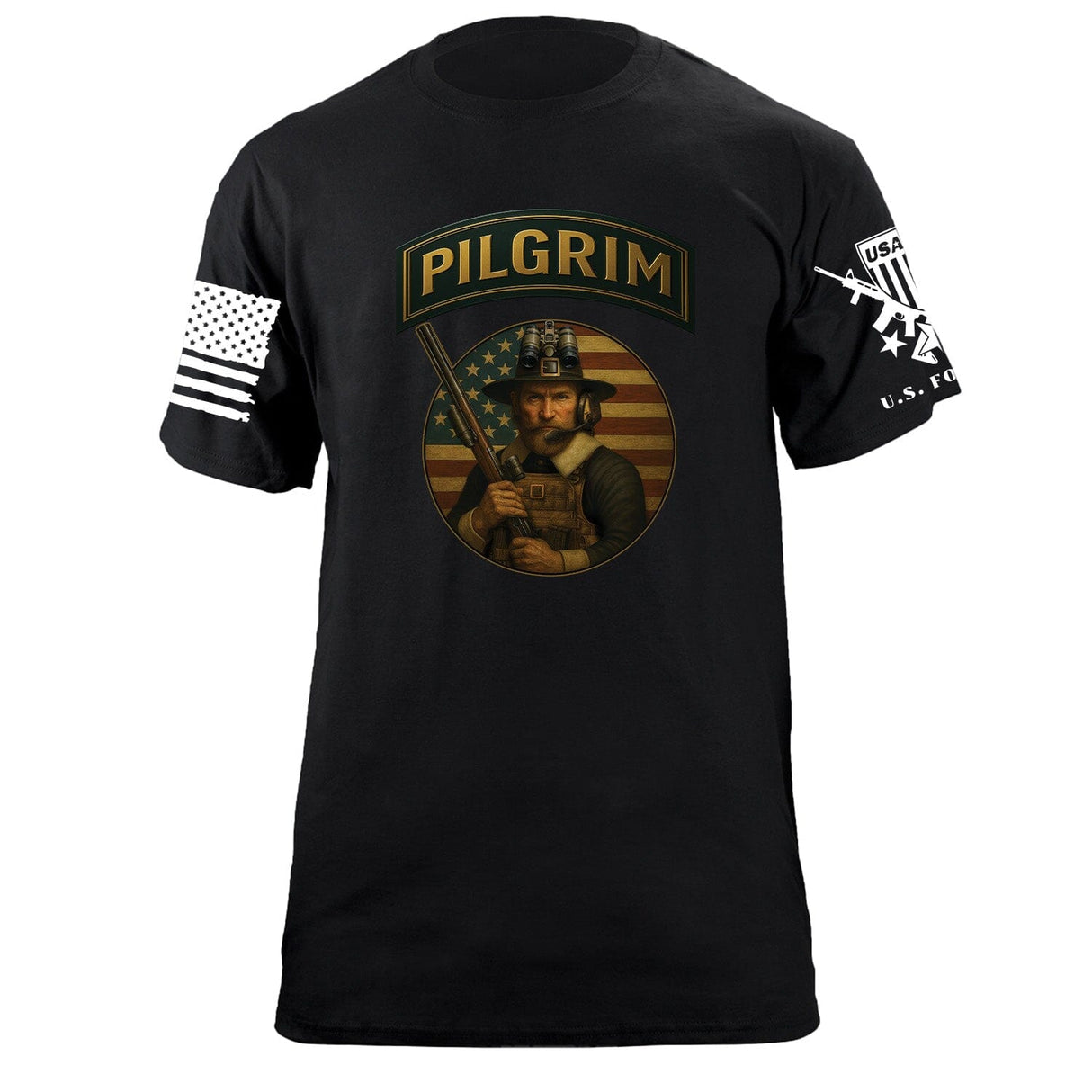 Pilgrim Operator T-Shirt Shirts 87293-S-BK