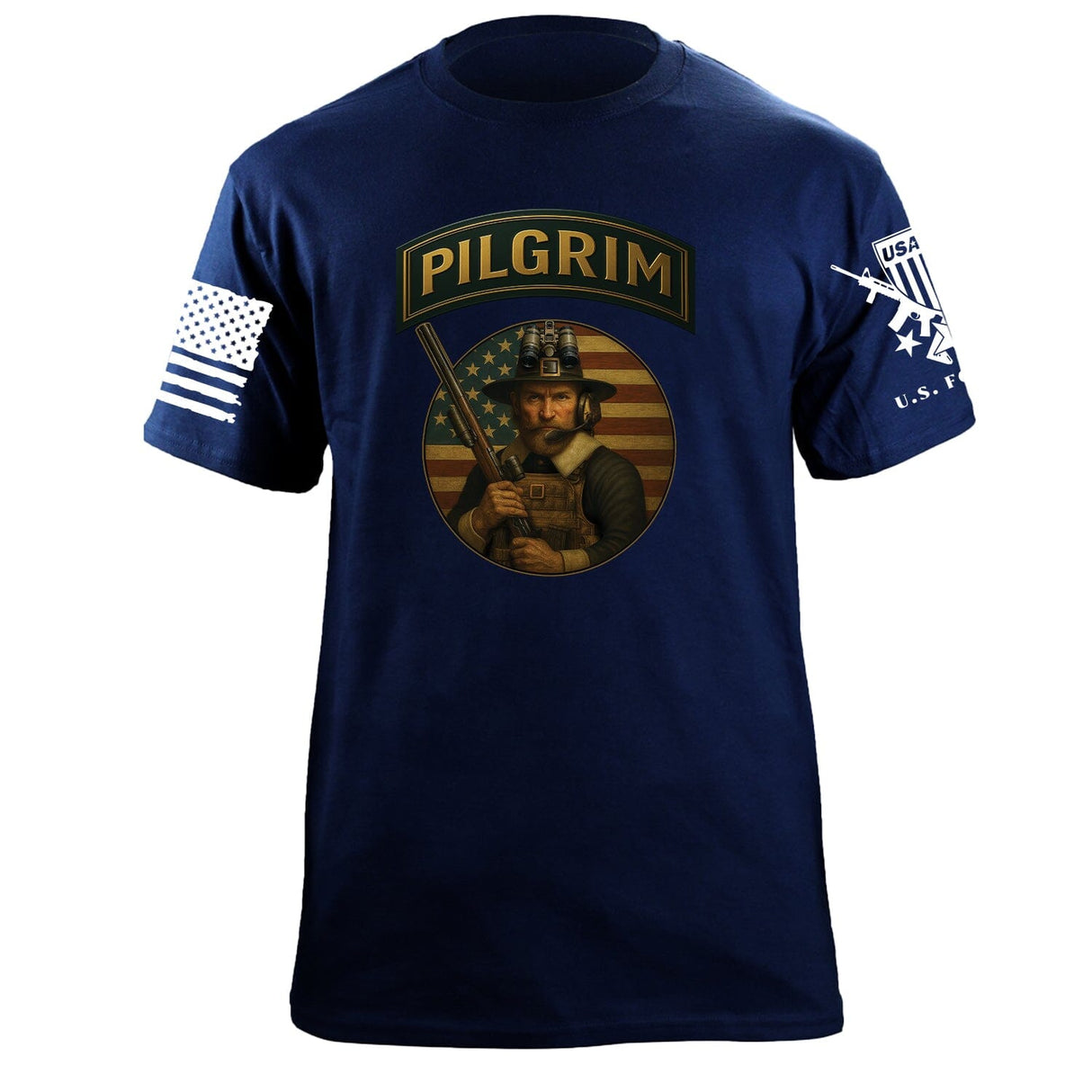 Pilgrim Operator T-Shirt Shirts 87293-S-NAVY