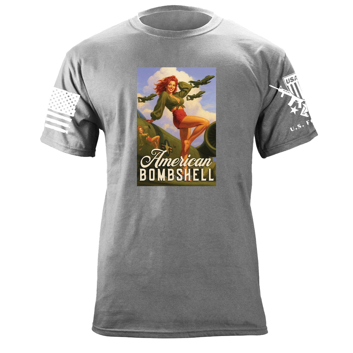 Pin-Up A-10 T-Shirt Shirts 86427-S-HG