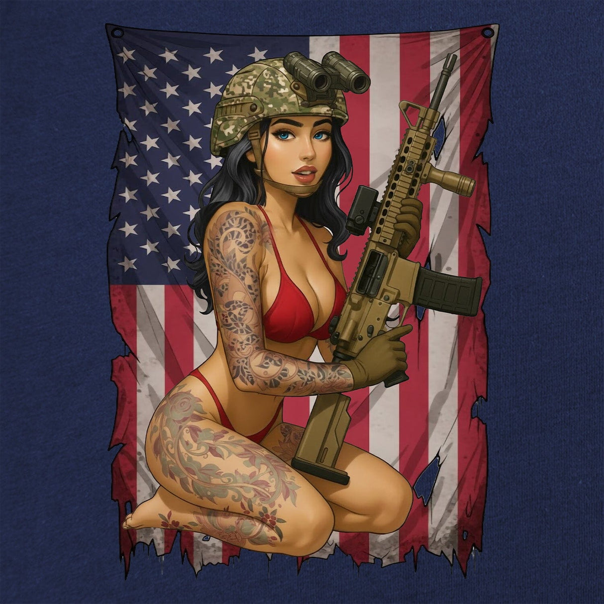 Pinup M4 T-Shirt Shirts