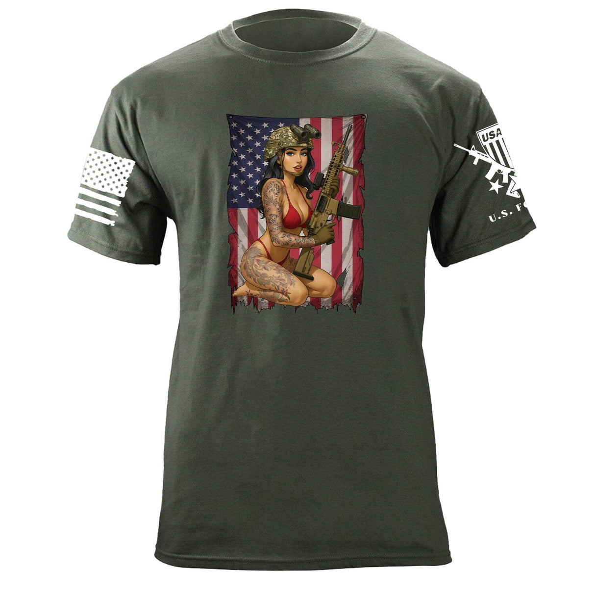 Pinup M4 T-Shirt Shirts 87445-S-MG
