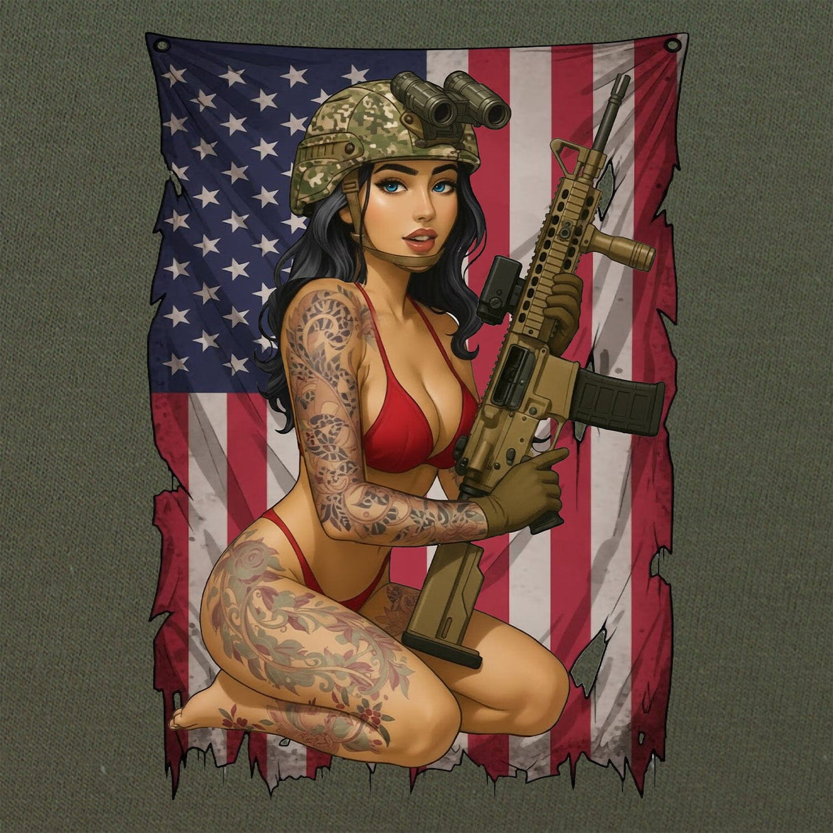 Pinup M4 T-Shirt Shirts