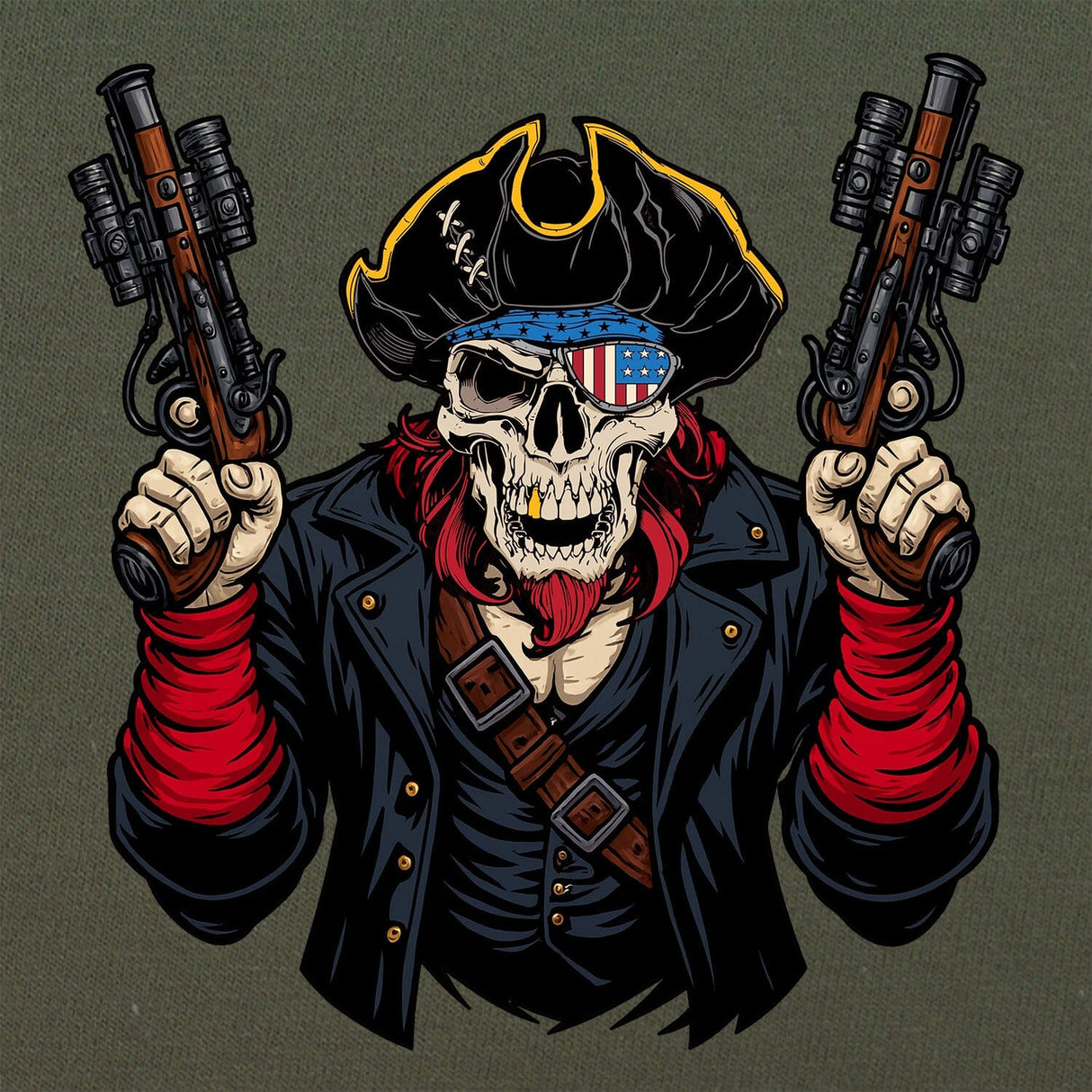 Pirate Tactical T-Shirt Shirts