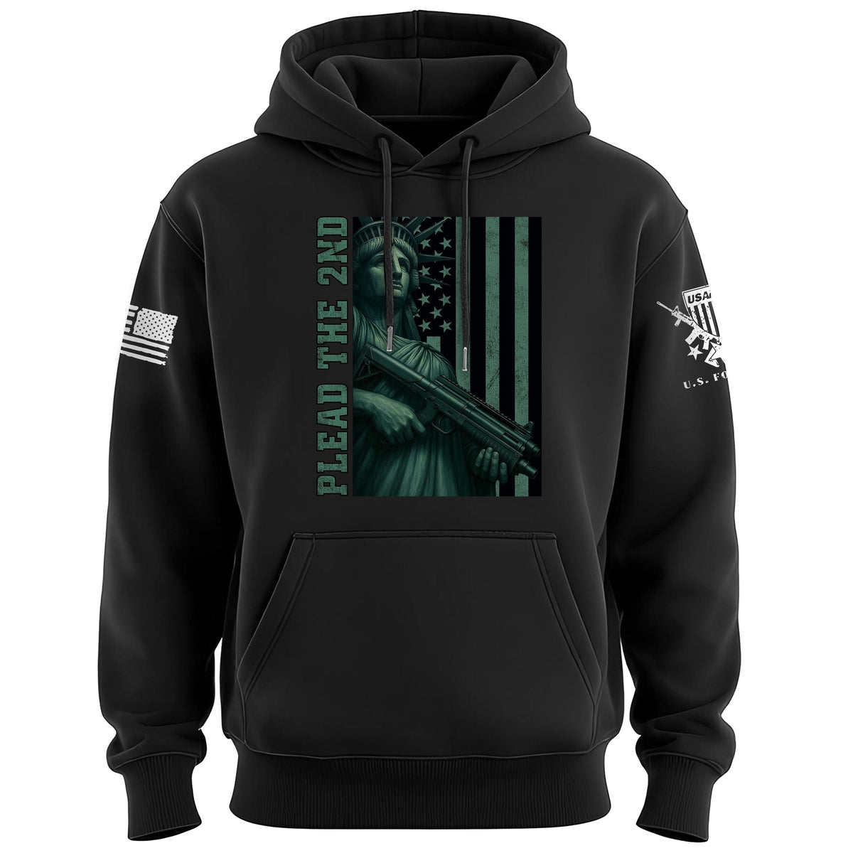 Plead the 2nd Hoodie Hoodies 100216-S-BK