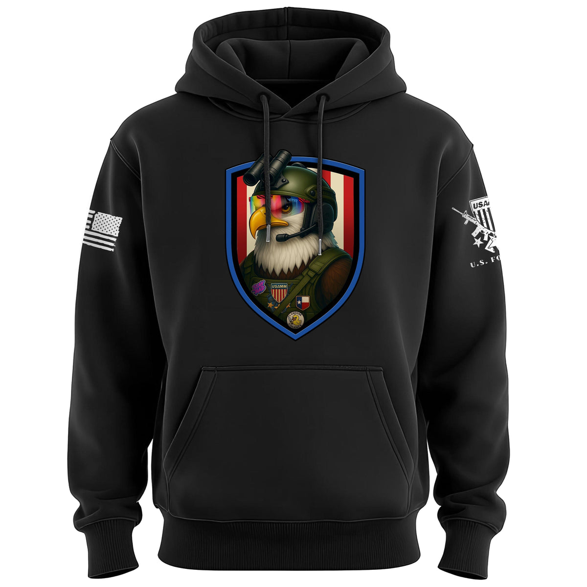 Predator Eagle Hoodie Hoodies 100217-S-BK