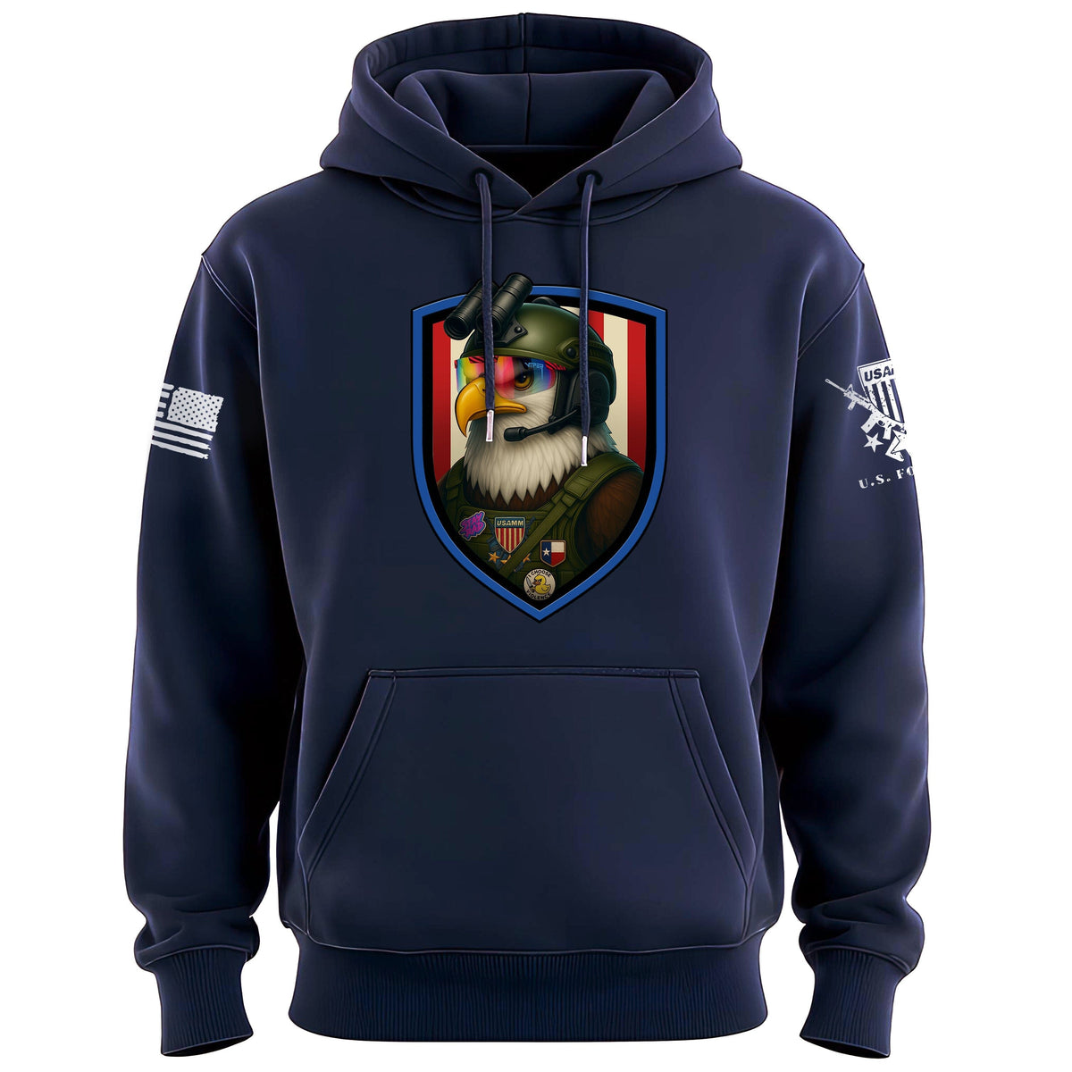 Predator Eagle Hoodie Hoodies 100217-S-NAVY
