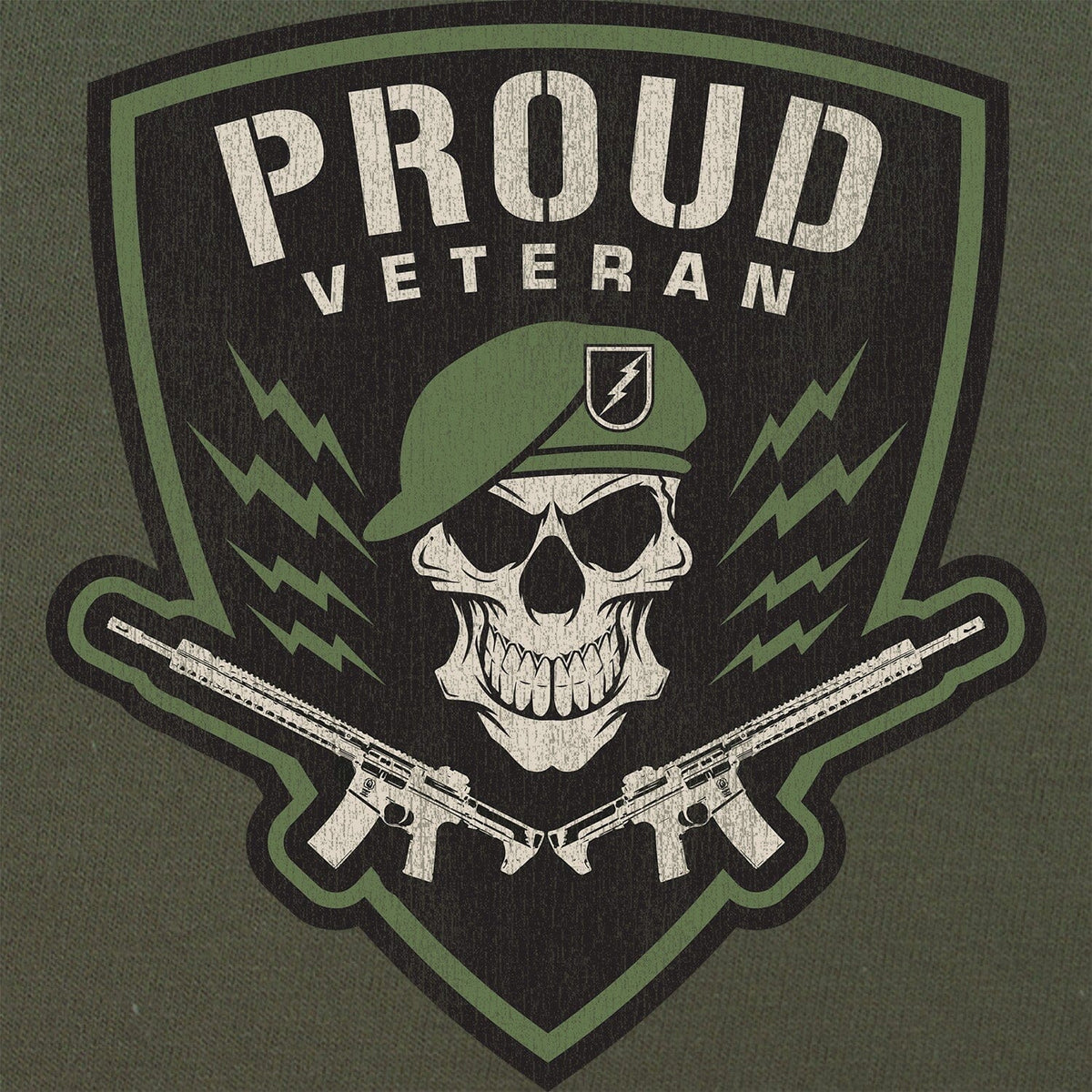 Proud Veteran Graphic Hoodie Hoodies