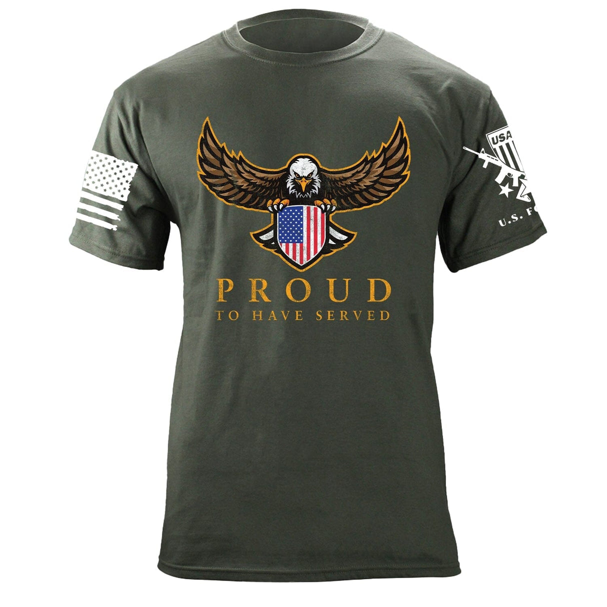 Proud To Have Served Eagle and Shield T-Shirt Shirts