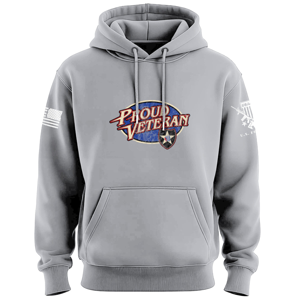 Proud Vet 2nd infantry Hoodie Hoodies 100220-S-HG