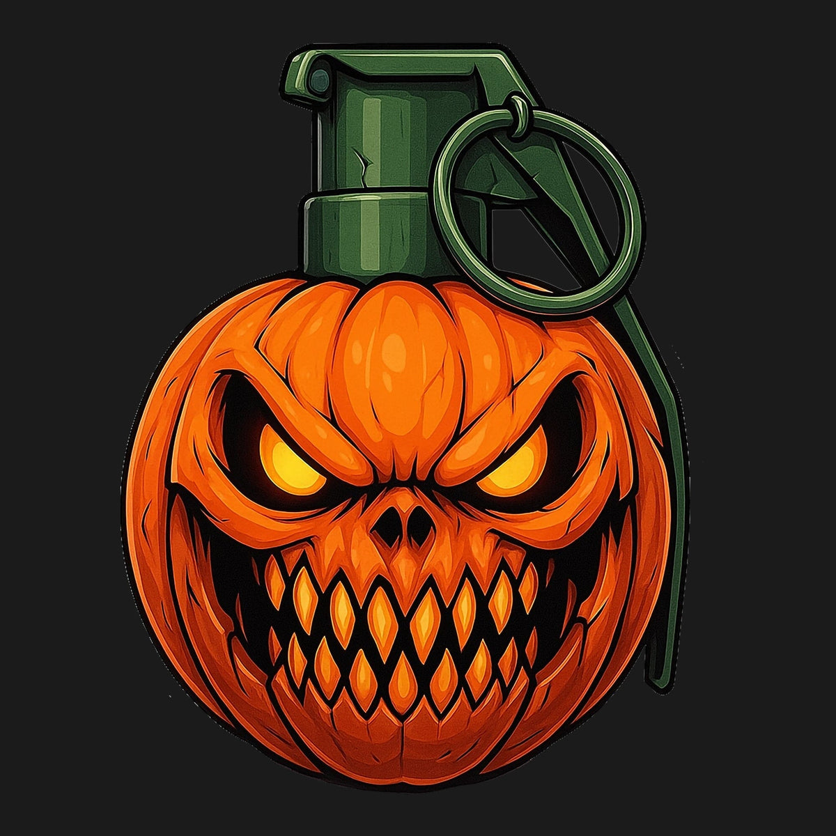Pumpkin Grenade Hoodie Hoodies