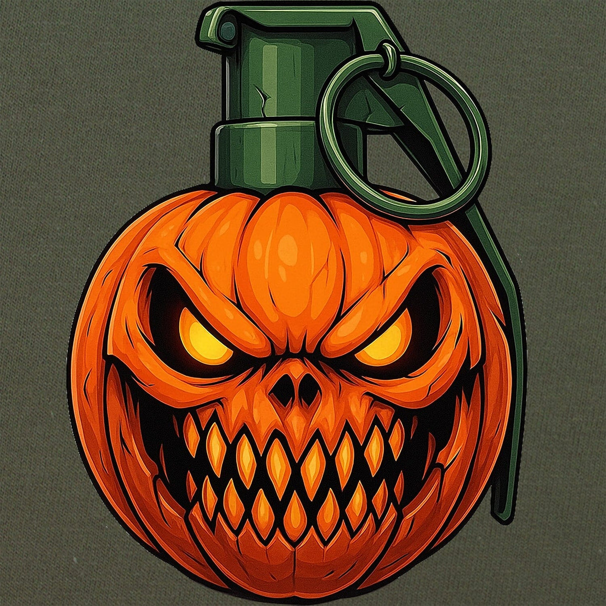 Pumpkin Grenade T-Shirt Shirts