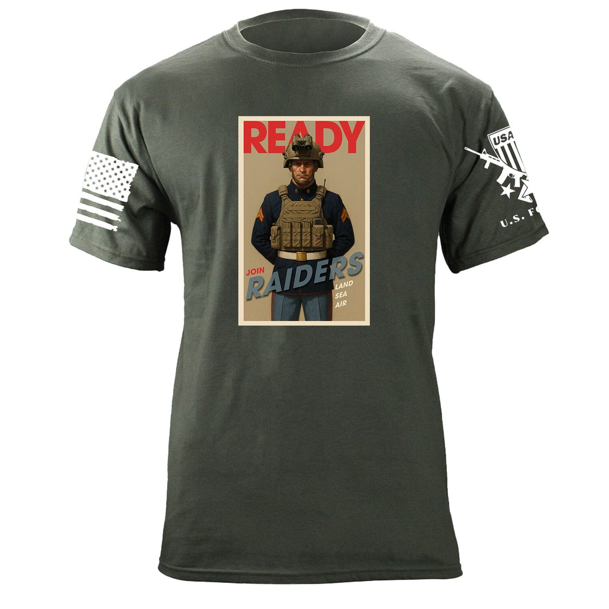 Raiders Poster T-Shirt Shirts 87399-S-MG