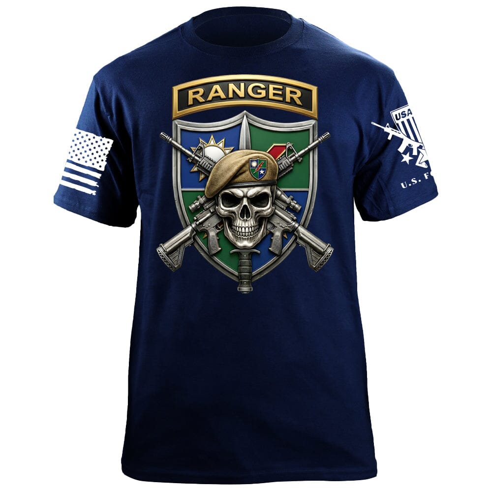 Ranger Pin T-Shirt Shirts 88138-S-NAVY