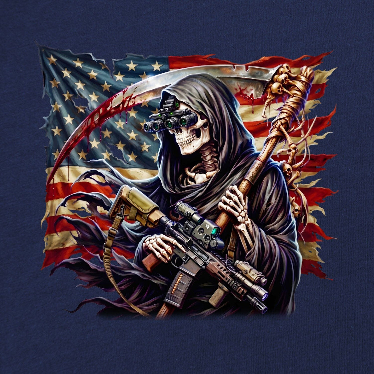 Reaper US Flag T-Shirt Shirts