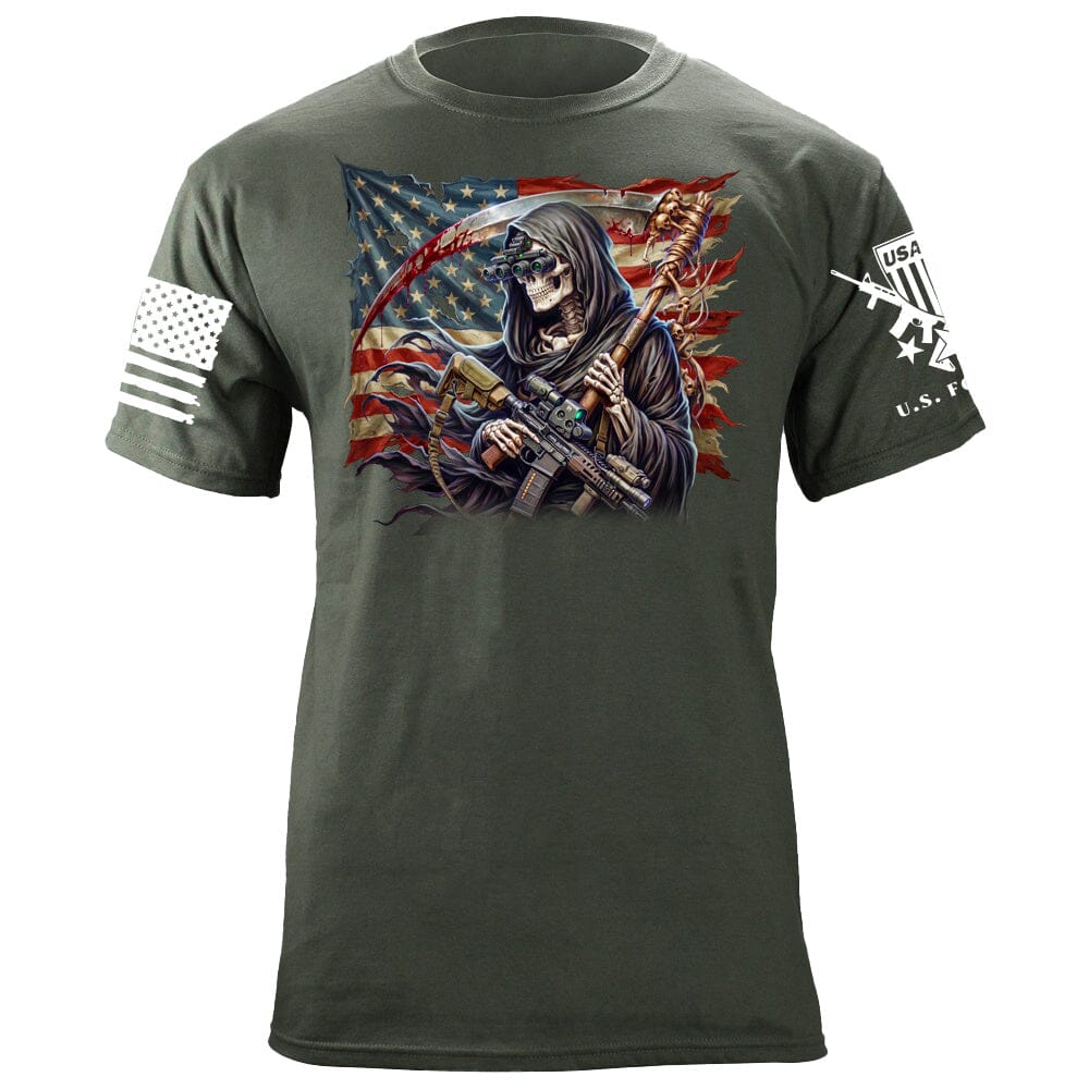 Reaper US Flag T-Shirt Shirts 88216-S-MG