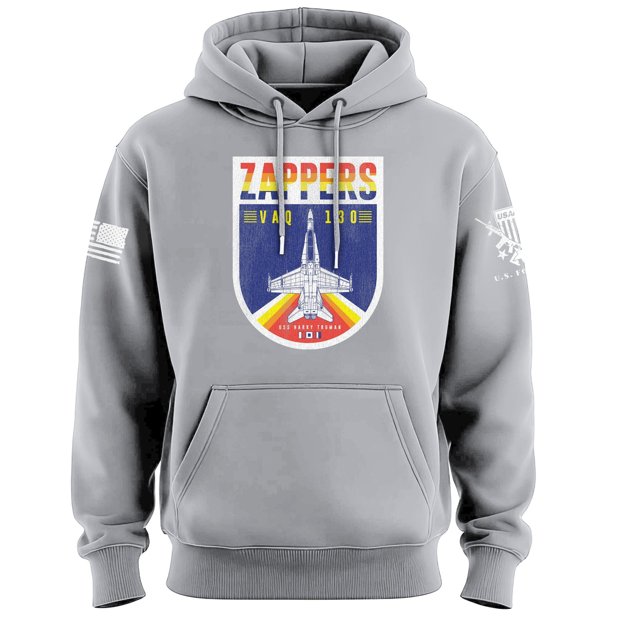 Retro Zappers VAQ130 Aviation Graphic Hoodie Hoodies 100232-S-HG