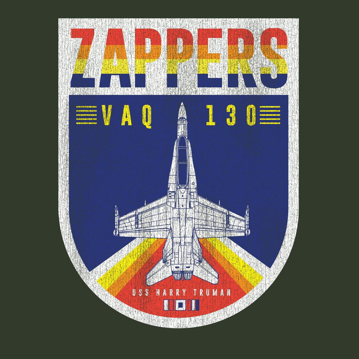 Retro Zappers VAQ130 Aviation Graphic Hoodie Hoodies