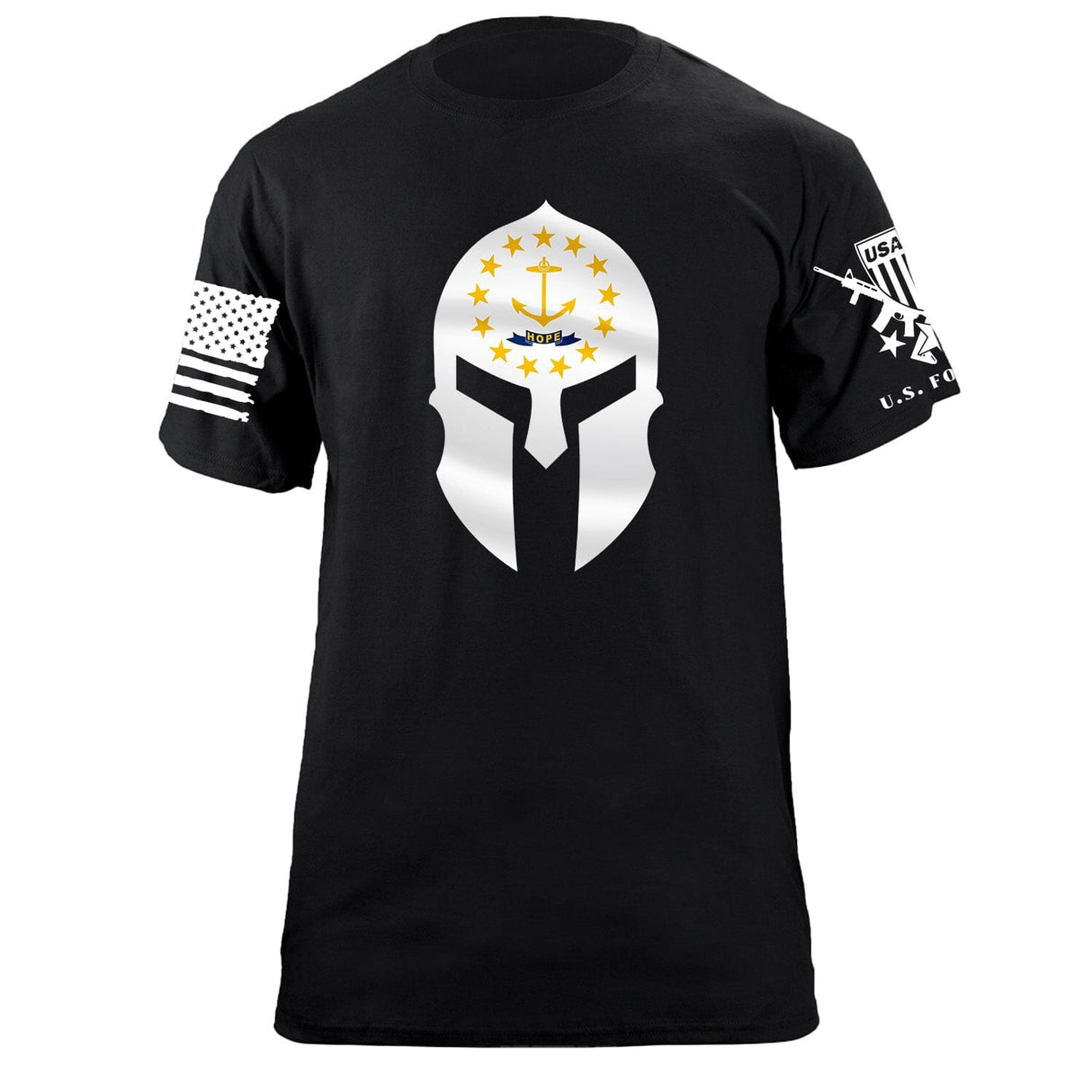 Rhode Island Spartan T-Shirt Shirts 88002-S-BK