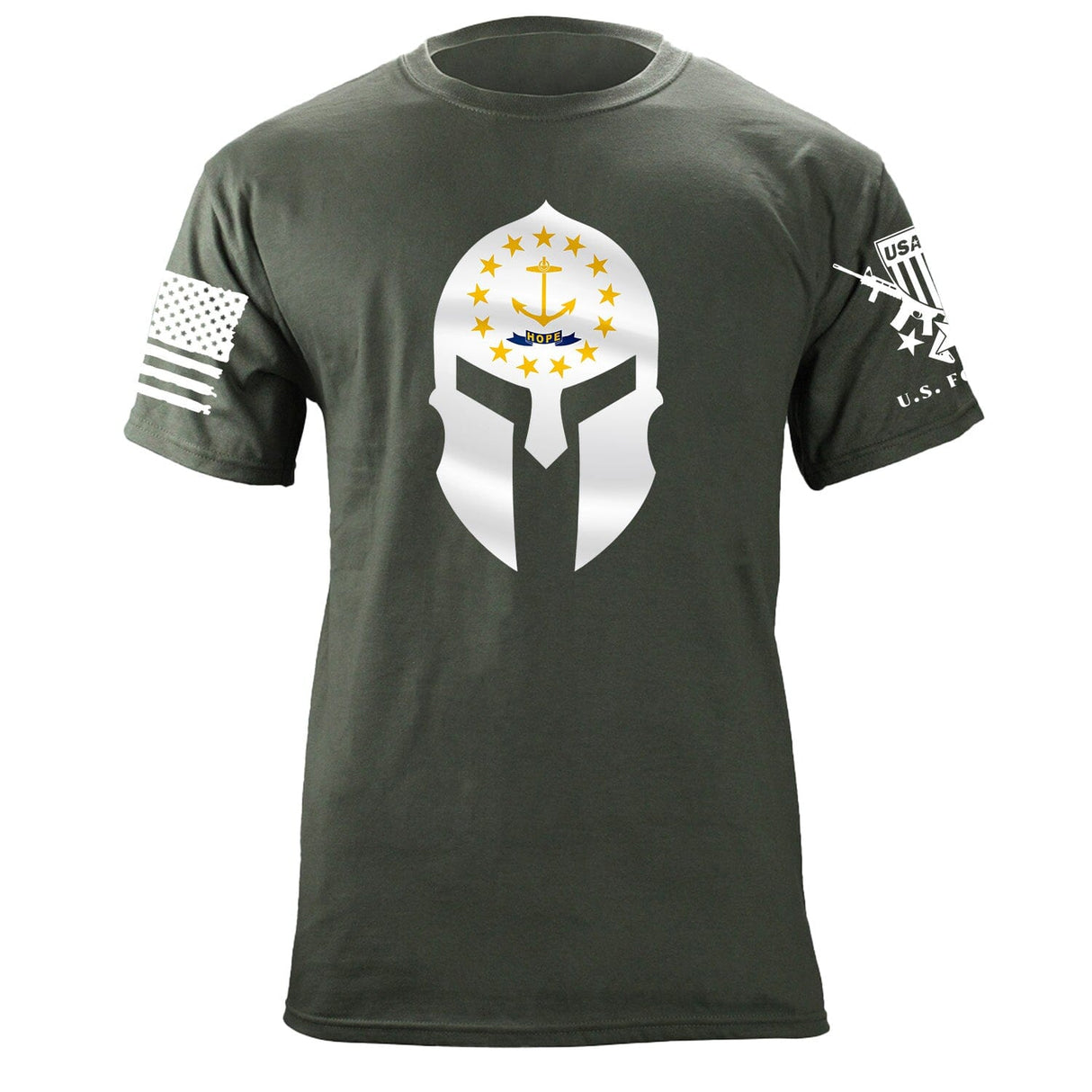 Rhode Island Spartan T-Shirt Shirts 88002-S-MG