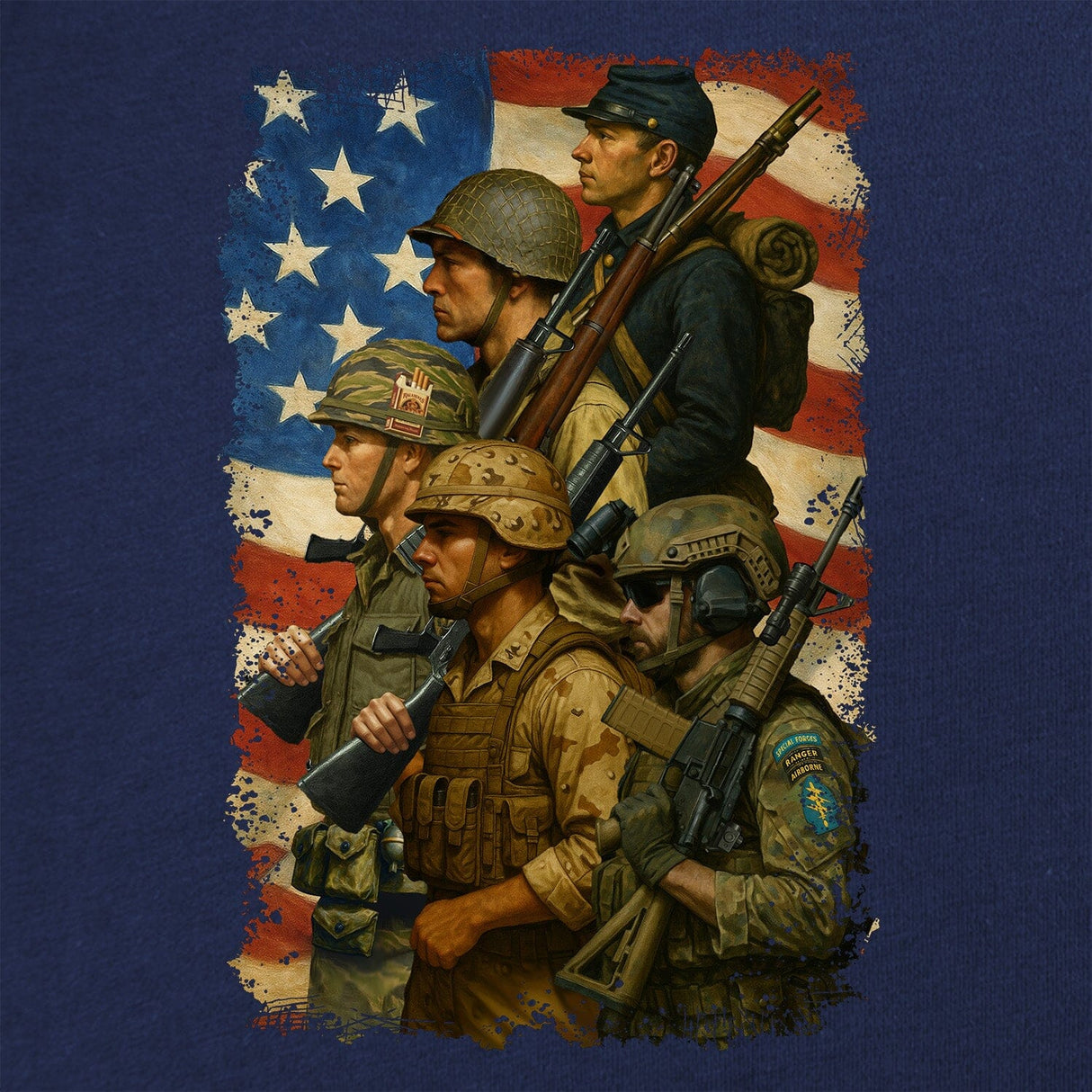 Rockwell Soldier 2 T-Shirt Shirts