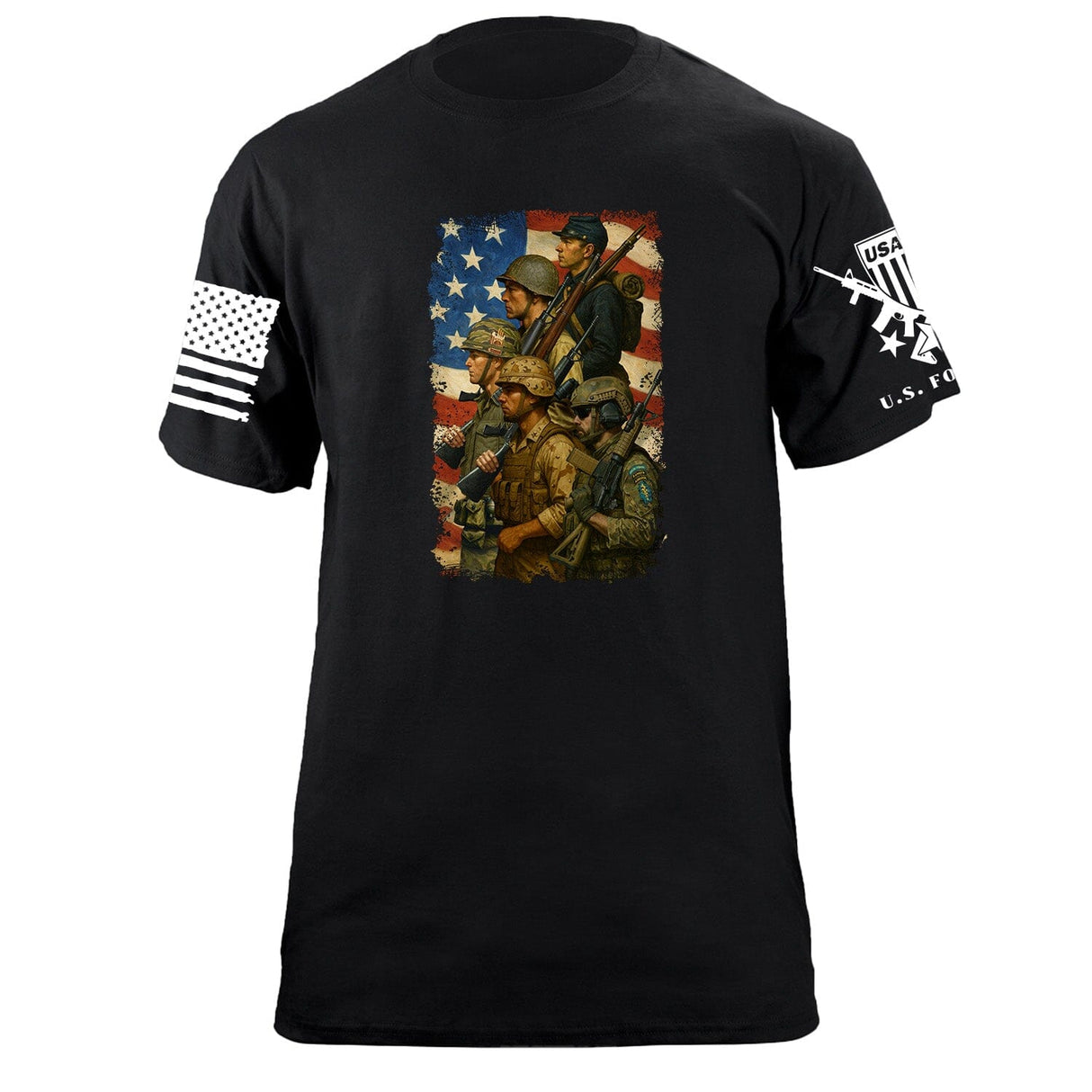 Rockwell Soldier 2 T-Shirt Shirts 87402-S-BK