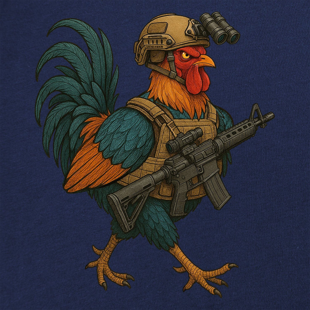 Rooster Comic Book T-Shirt Shirts