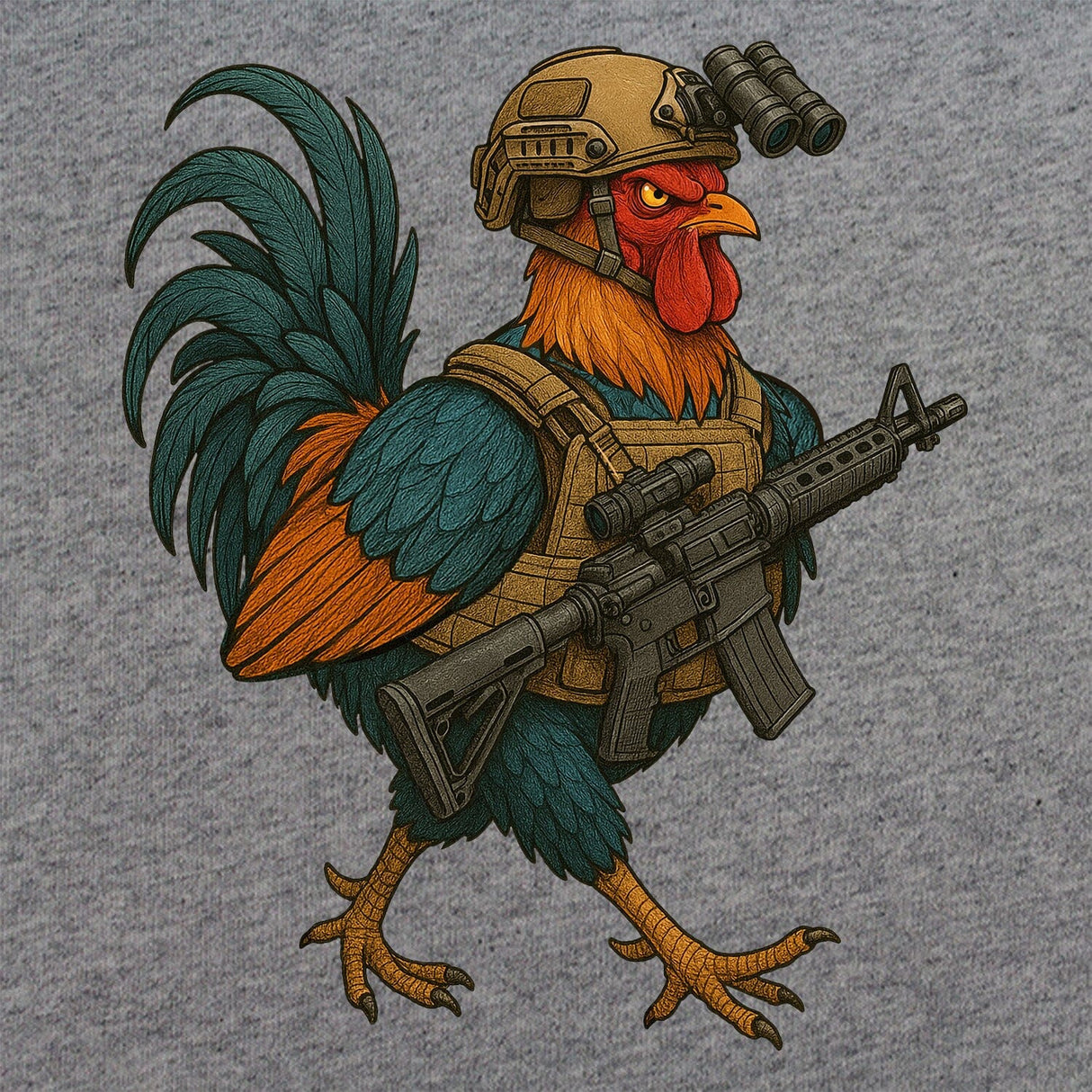 Rooster Comic Book T-Shirt Shirts