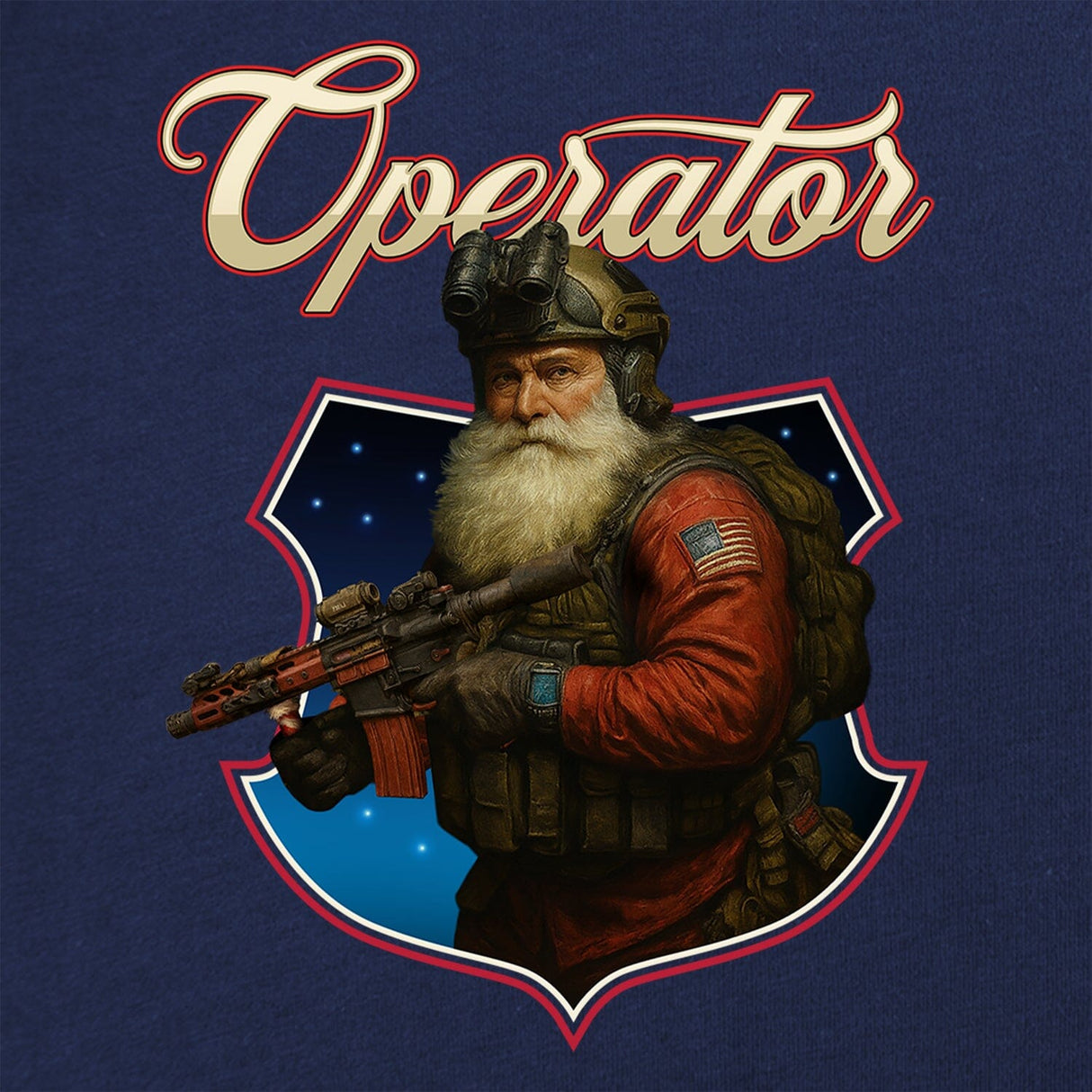 Operator Santa Variant T-Shirt Shirts