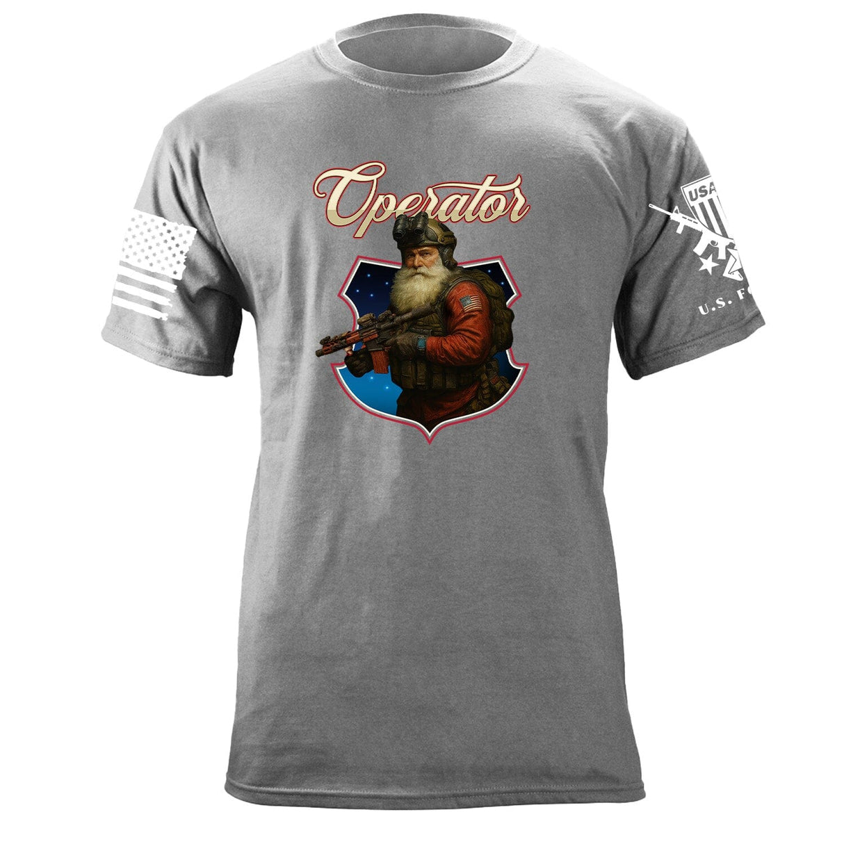 Operator Santa Variant T-Shirt Shirts 87291-S-HG