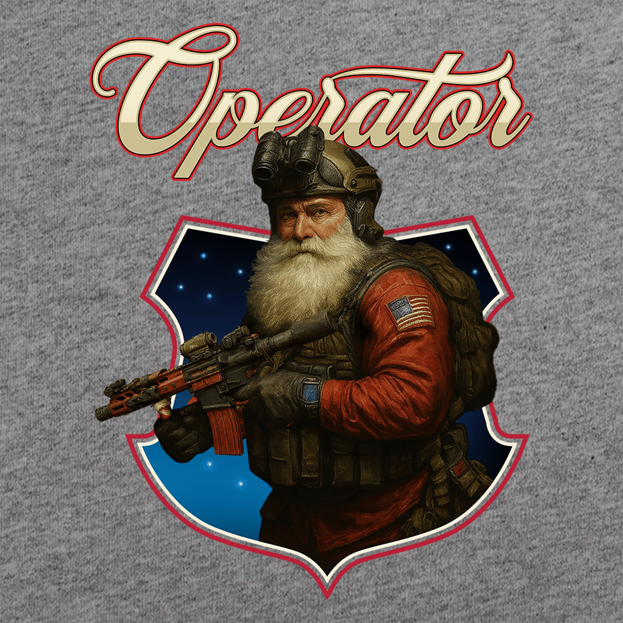 Operator Santa Variant T-Shirt Shirts