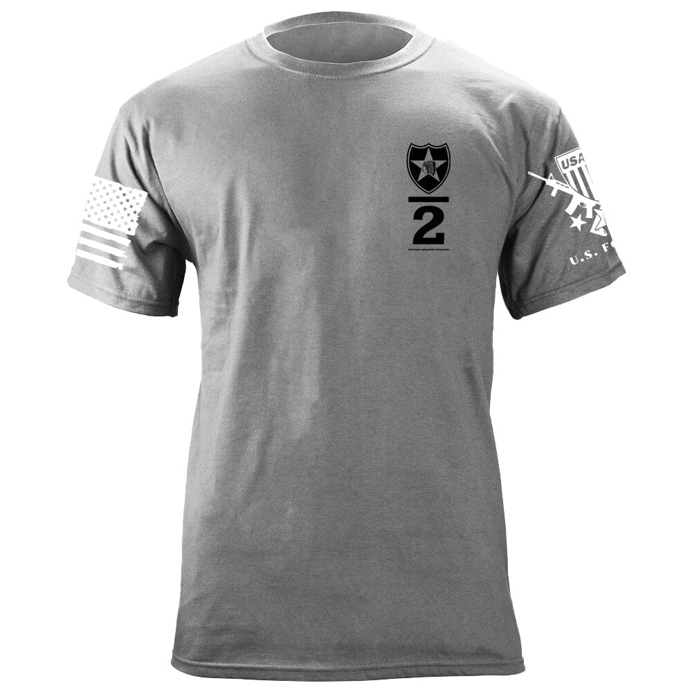 Second Infantry Number LC T-Shirt Shirts 87223-S-HG