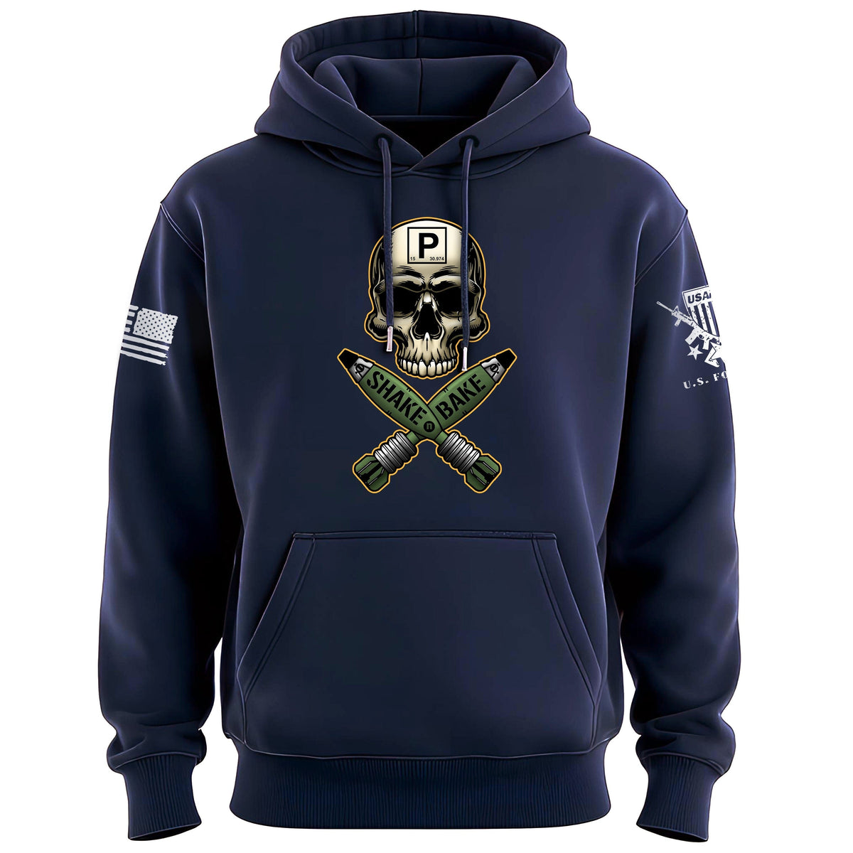 Shake and Bake Hoodie Hoodies 100243-S-NAVY