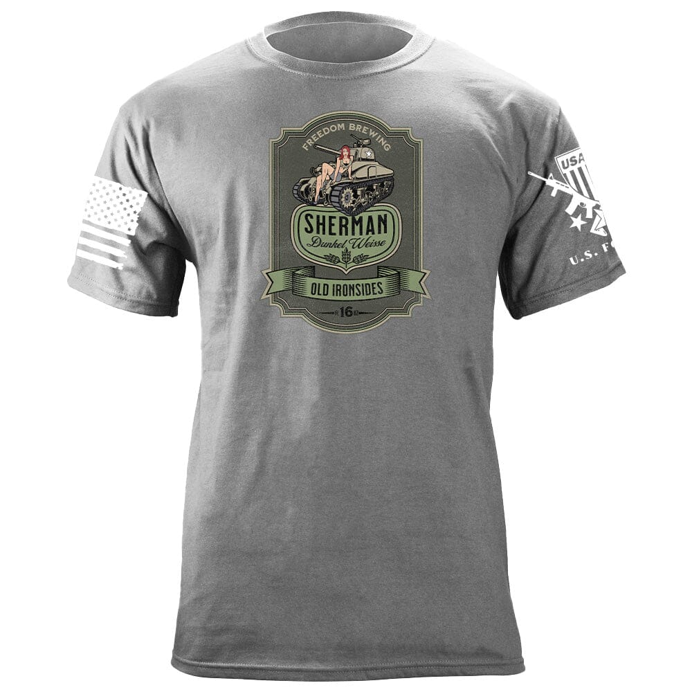 Sherman Dunkel Weisse T-Shirt Shirts 87054-S-HG