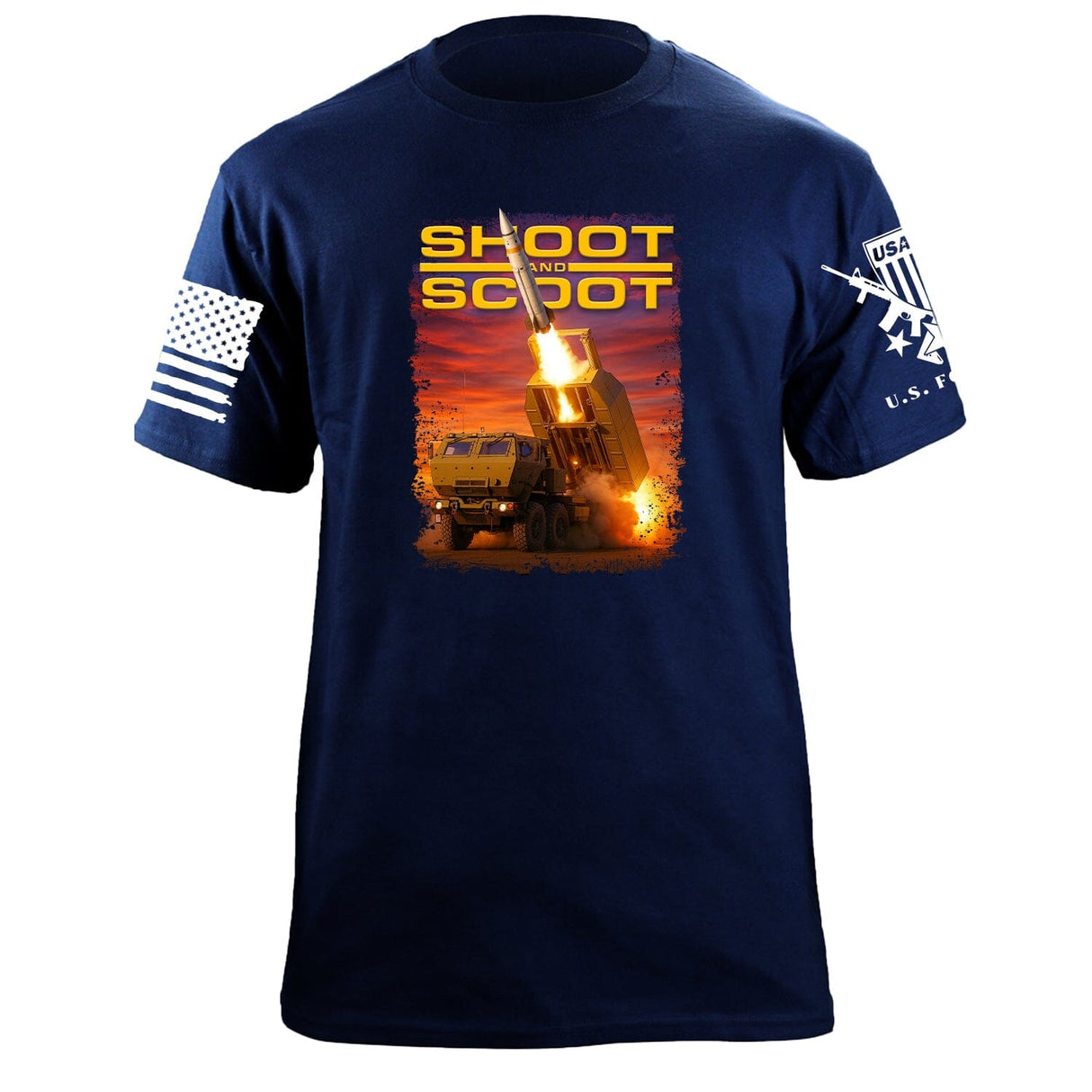 Shoot and Scoot T-Shirt Shirts 87452-S-NAVY