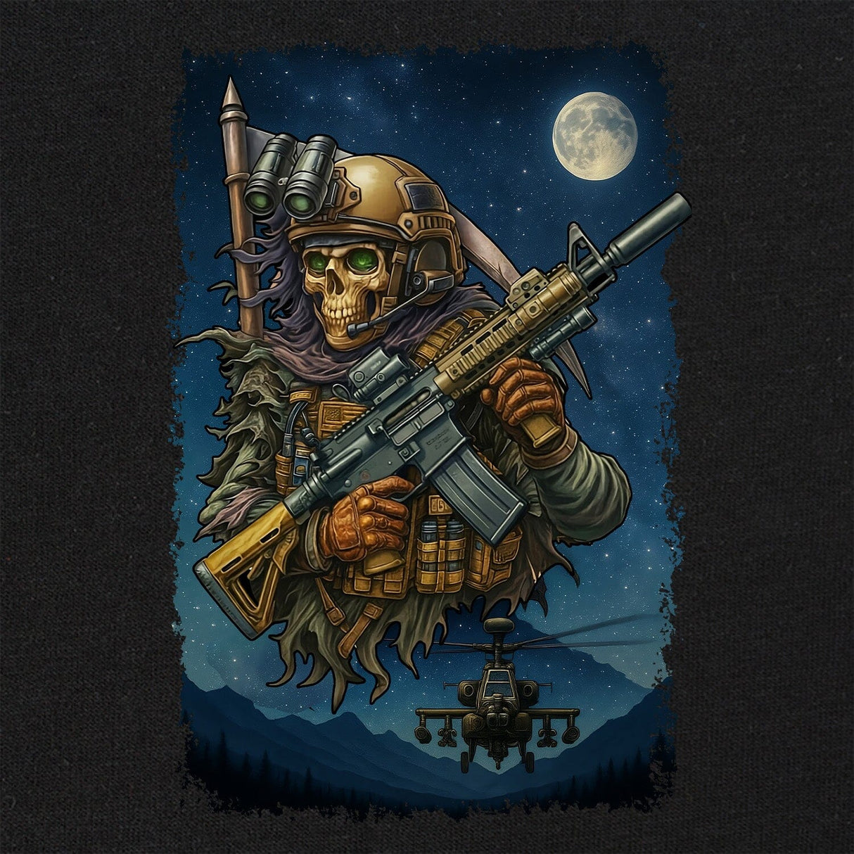 Skeleton M4 T-Shirt Shirts