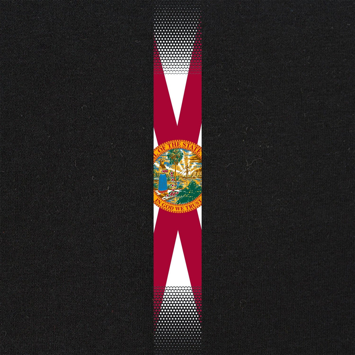 Skinny Vertical Florida Flag Tshirt Shirts