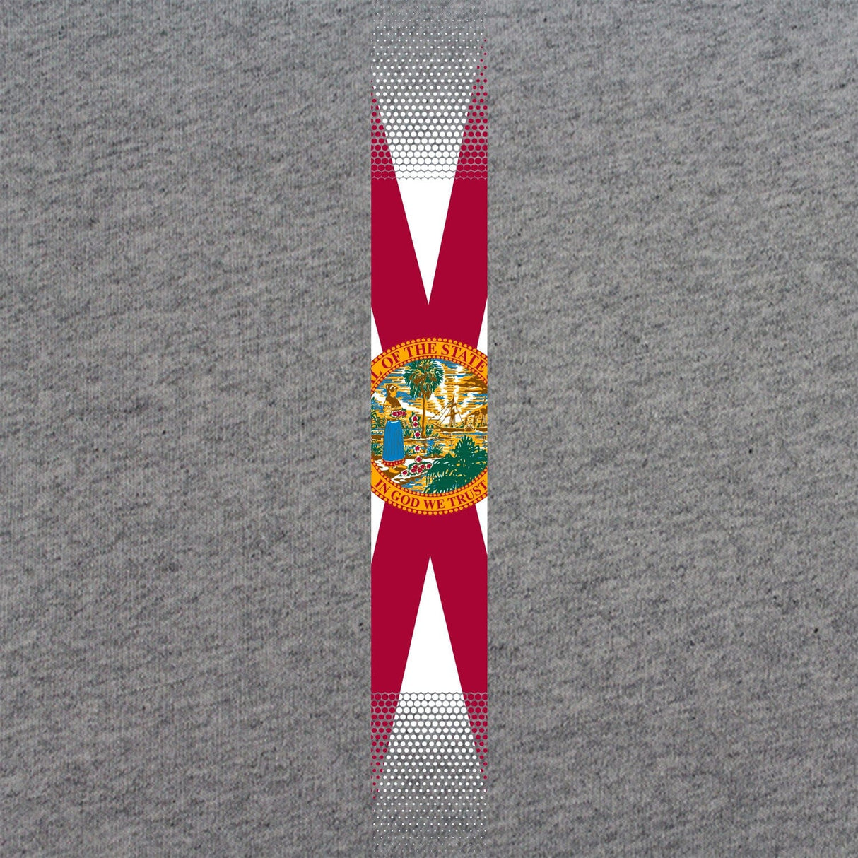 Skinny Vertical Florida Flag Tshirt Shirts