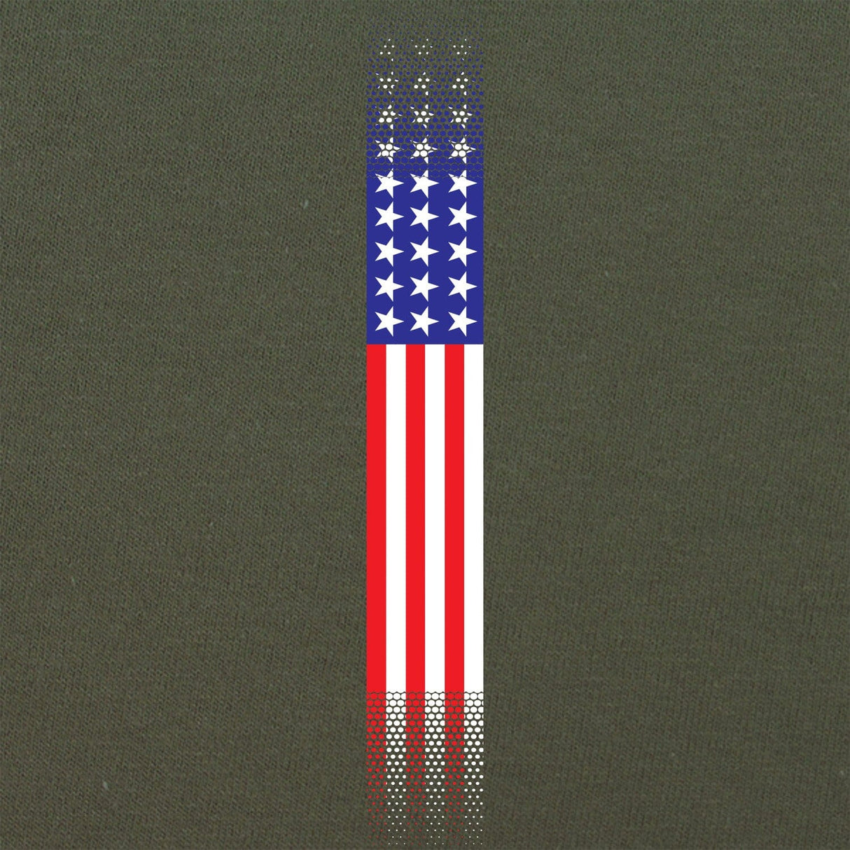Skinny US Flag Vertical T-Shirt Shirts
