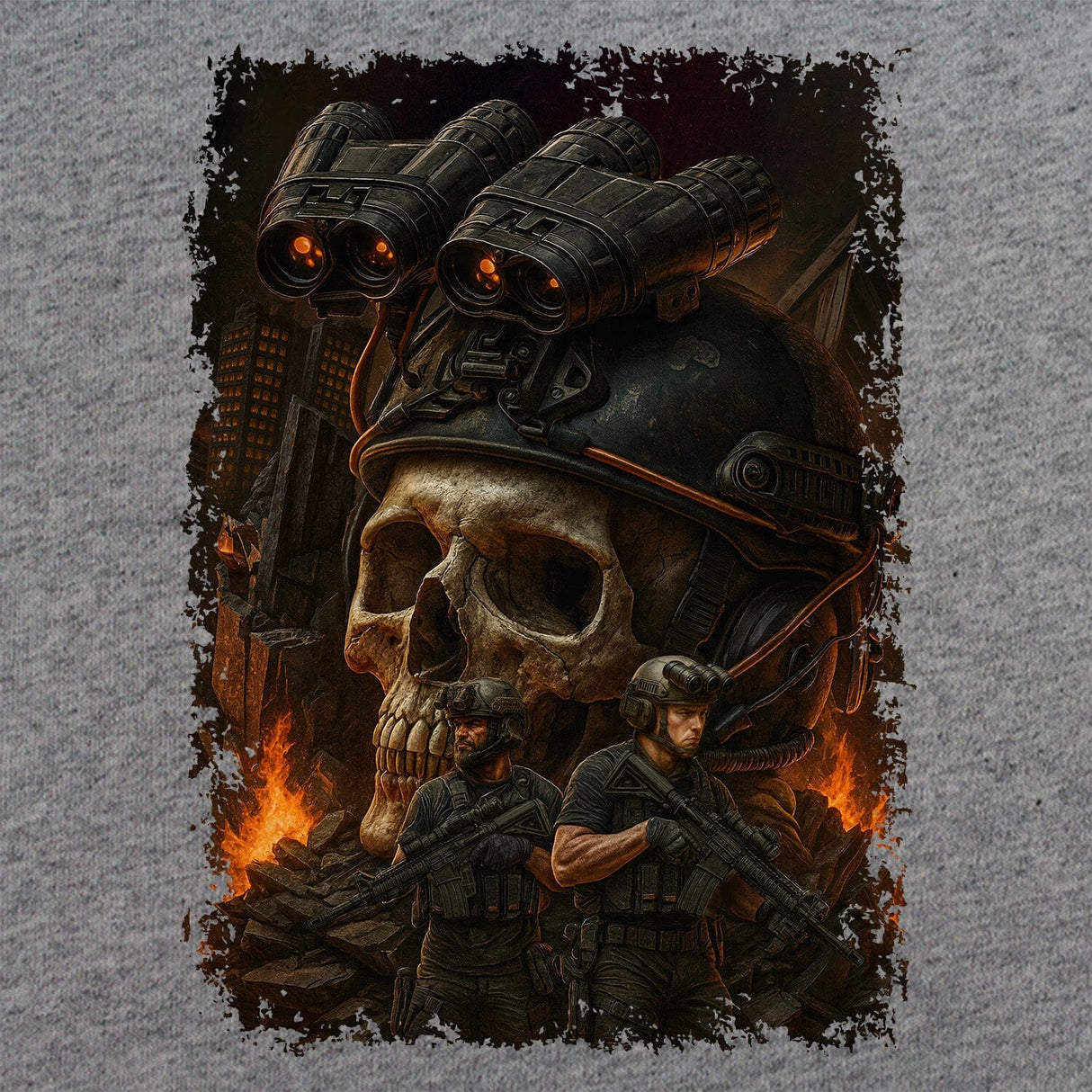 Skull Operator 80's Movie T-Shirt Shirts