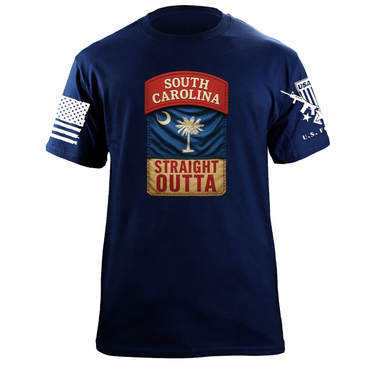 State Tab Shirt: South Carolina Shirts 86418-S-NAVY